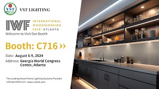 VST Lighting New Launch | IWF 2024 International Woodworking Fair Atlanta|solderless cabinet light
