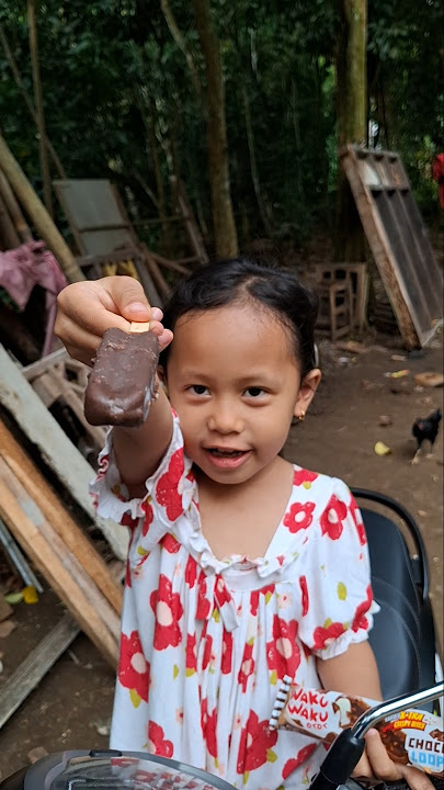 Ayah mau engga es crim coklat #trending