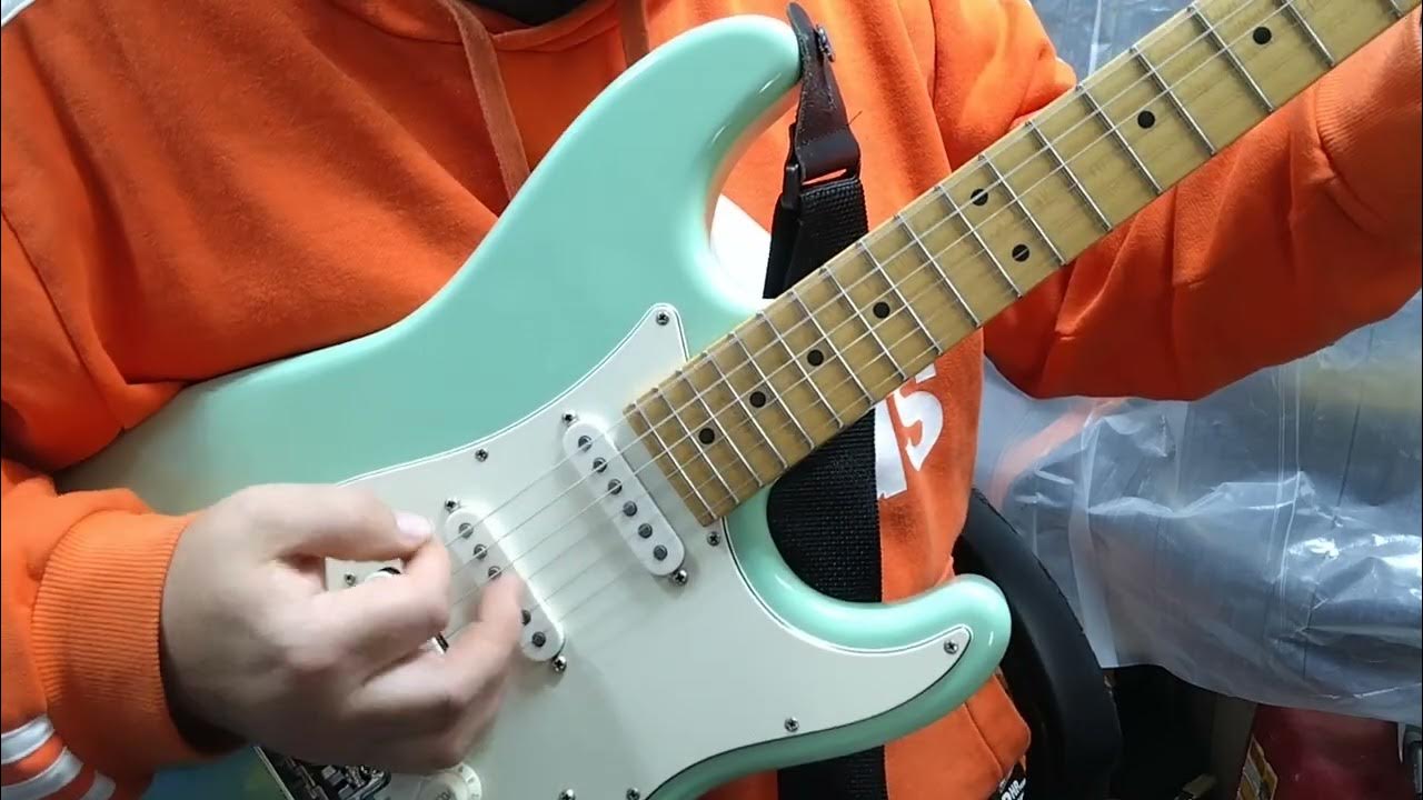 Suhr guitar scratchy pots and bad grounds playing into a blues Jr. YouTube
