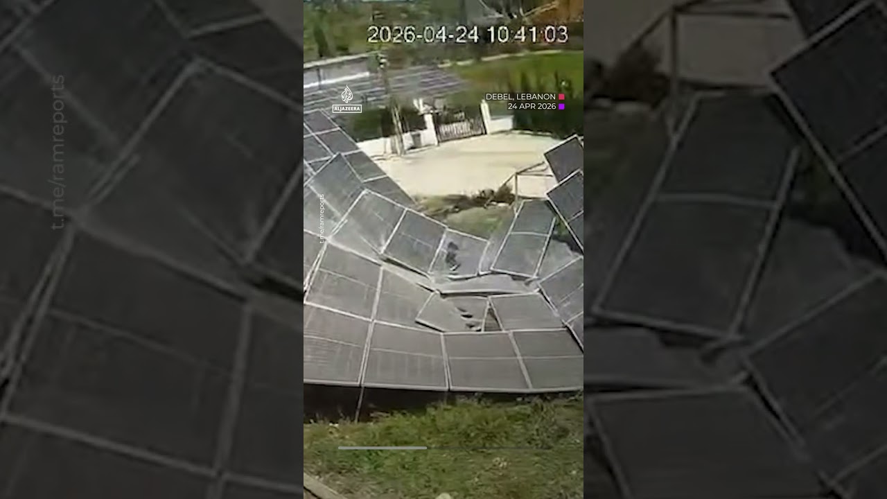 Israel destroys solar panels in south Lebanon