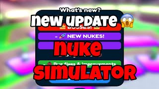 NEW UPDATE MORE WAYS FOR BOOSTS :O | Nuke Simulator