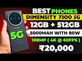 Top 5 Best Powerful 5G Smartphone Under 20000 | Best Phone under 20000 | Tech Deepak