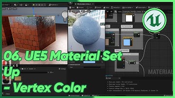 UE5 Material Shader #6 Vertex Color