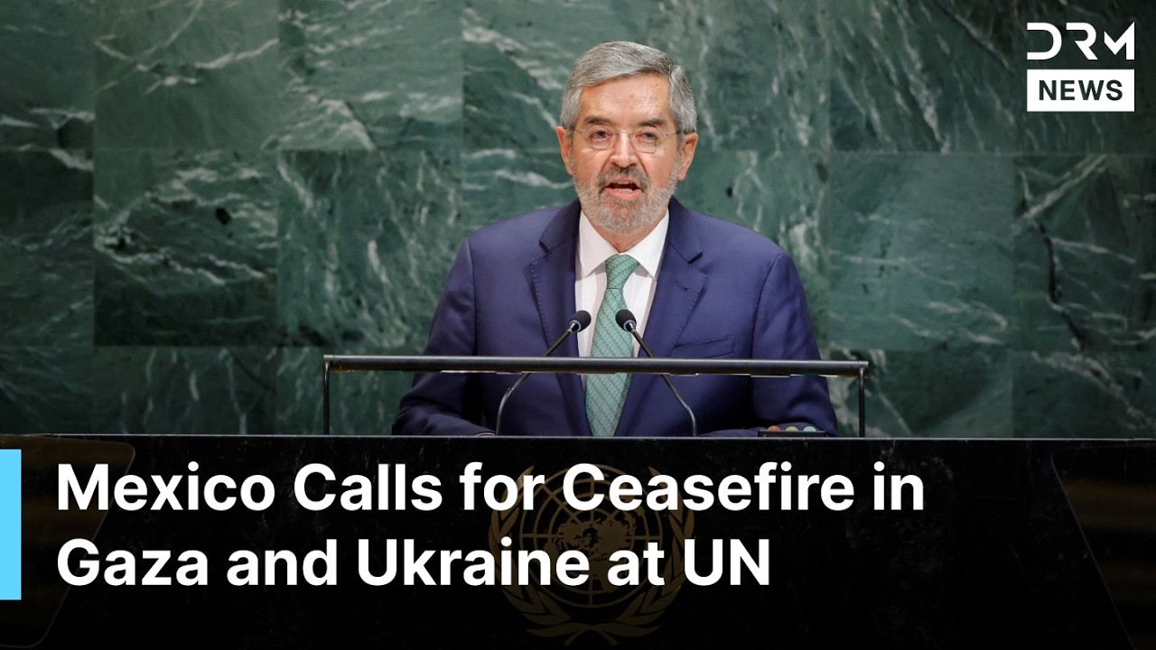 “The Time of Women Has Come” — Mexico FM's Historic UN Speech, Calls for Ceasefire in Gaza | AC1G