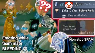 The BLOCK system is USELESS so you'll meet the same TOXIC People again 🤡 Identity V 'High Rank'