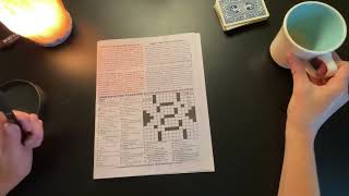 ASMR Crossword Puzzle Trader Joe’s Fearless Flyer Fall 2025 ~ For Fun