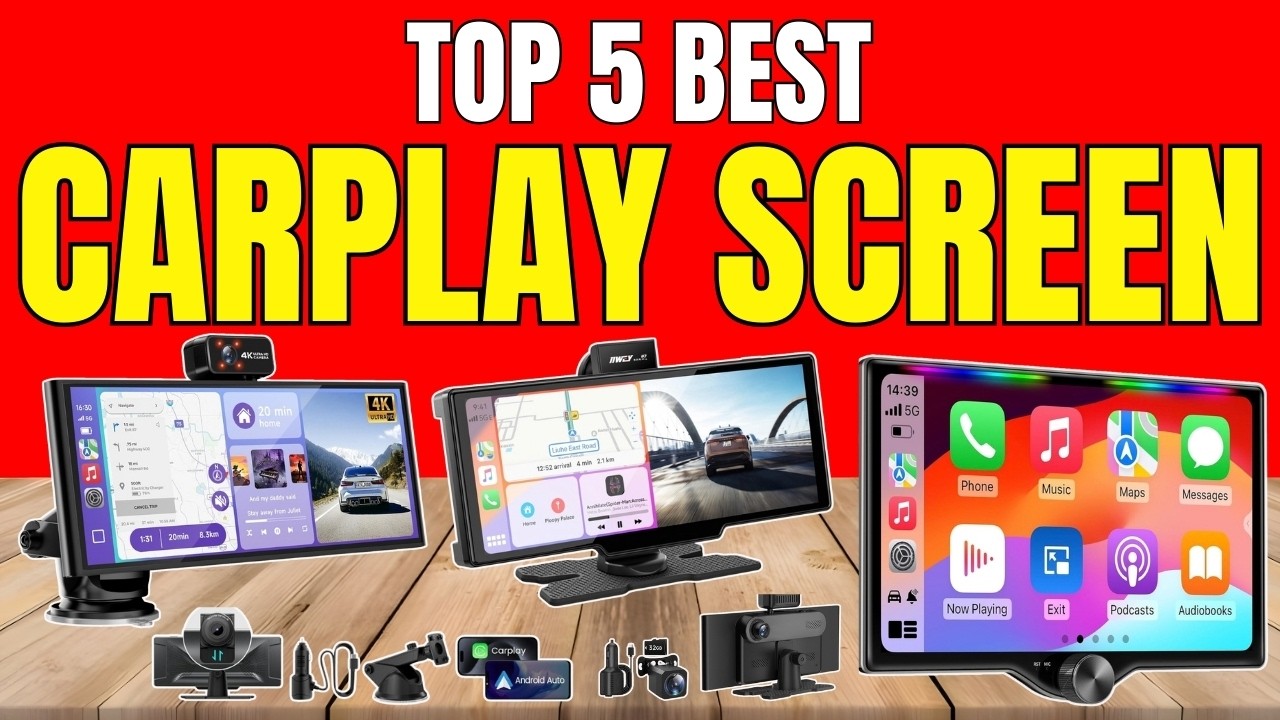 Top 5 Best CarPlay Screen On Amazon 2026 | Wireless Apple CarPlay & Android Auto