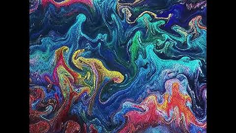 Fluid ink made in houdini