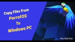How To Transfer Files From Parrotos To Windows Pc Using Ssh