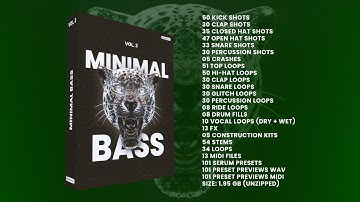 Minimal Bass Vol. 3 🎹 Producer Pack