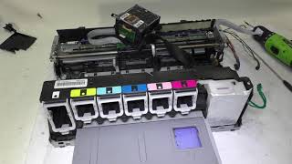 картинка: Принтер HP C 5183 (замятие бумаги),полная разборка.