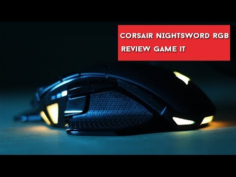 Corsair Nightsword RGB, review y unboxing