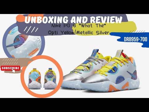 Nike PG 6 'What The' Opti Yellow/Metallic Silver DR8959-700 - YouTube
