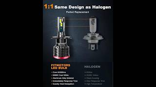 H4/9003 LED Light Bulbs | 16000LM 6500K Cool White | Plug & Play (2-Pack)