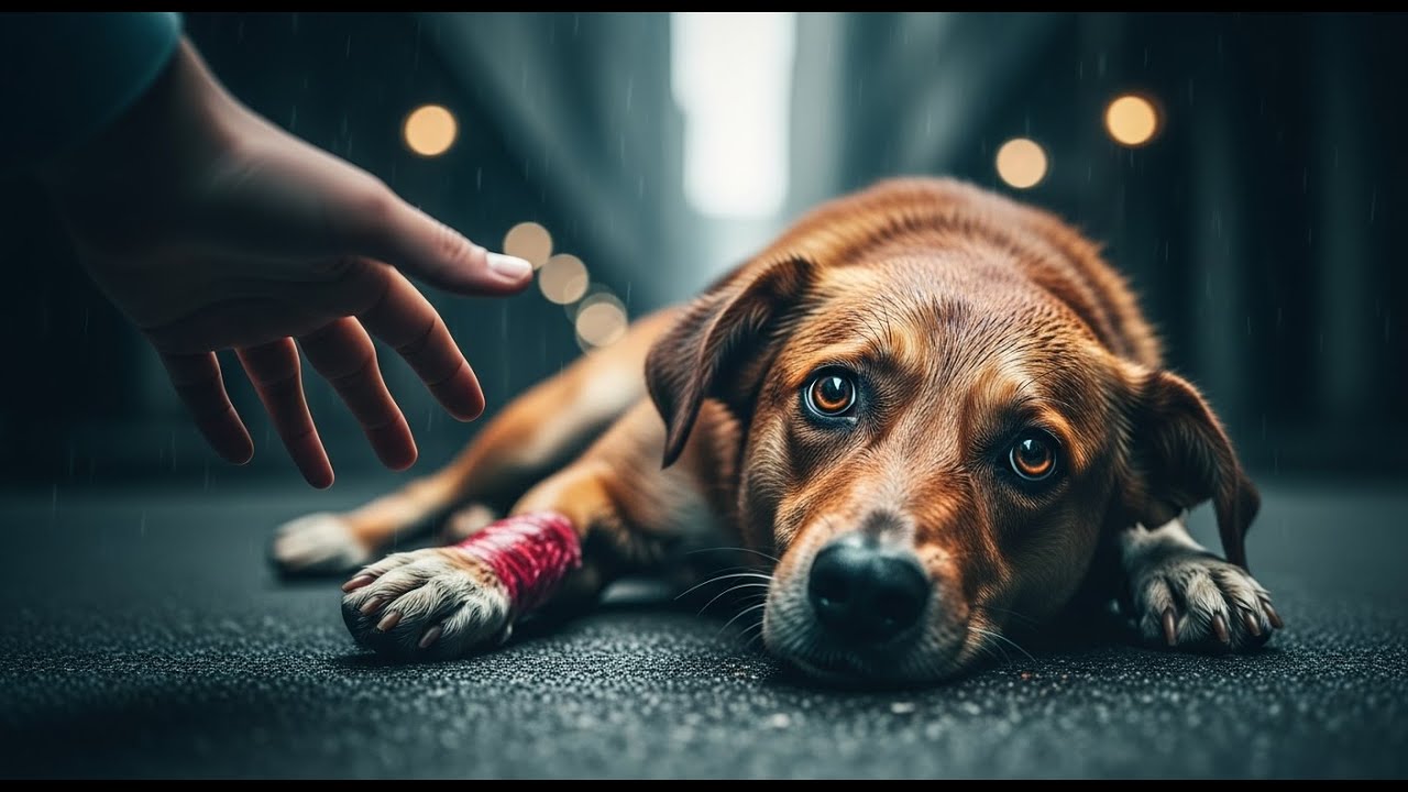 Injured Stray Dog Saved from Rainy Alley | Emotional Rescue Story