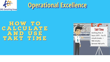 What is Takt Time? (How is it calculated and how is it used?)