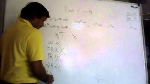 Fourth roots of Unity