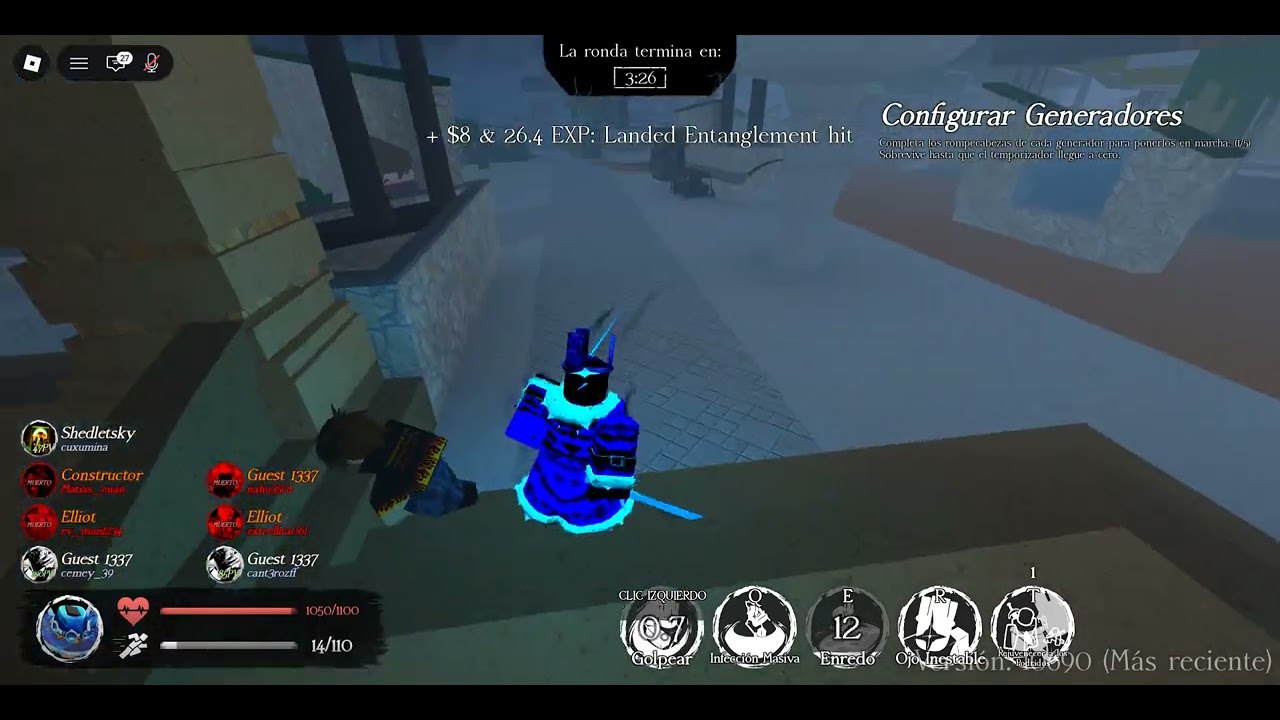 jugando con 1x1x1x1 en forsaken