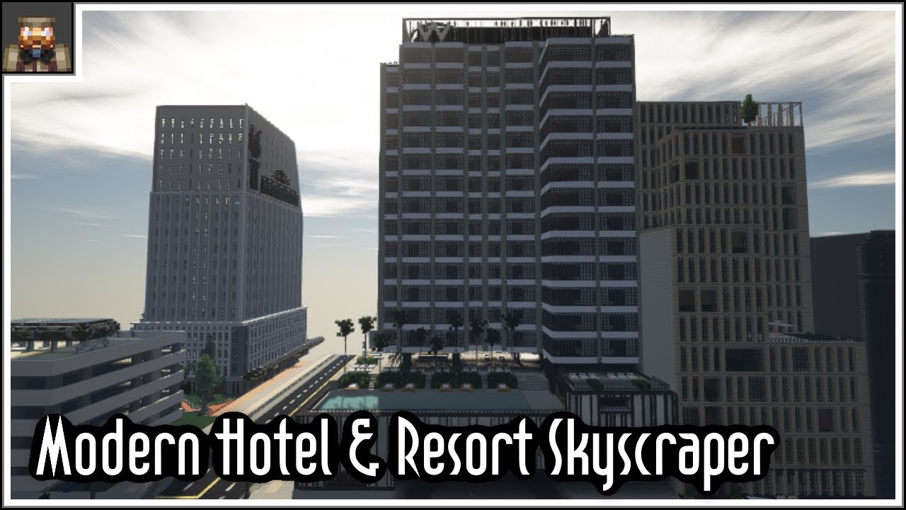 Minecraft Showcase - Modern Hotel & Resort Skyscraper (World of Keralis)