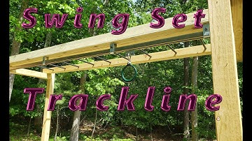 $150 DIY Add a Trackline to a Swing set.   Swing Set Accessories Zip Line