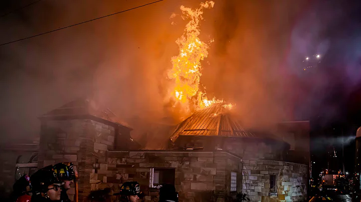 CHURCH FIRE IN ARNOLD, PA. (St. Vladimir's Church, Kenneth Avenue)