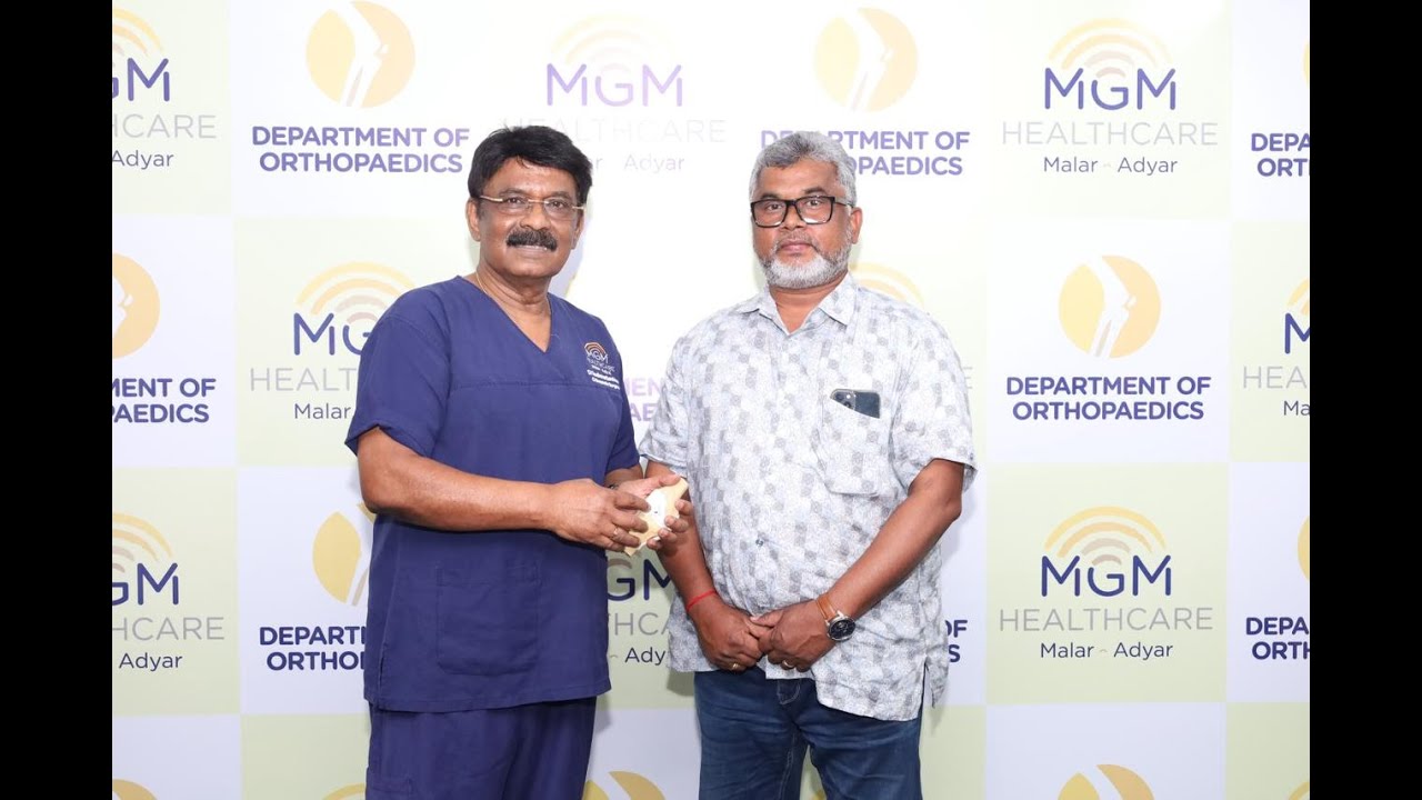 MGM Healthcare Malar,Adyar Achieves Long-Term Outcomes a Novel Autograft Cartilage Tissue Transplant