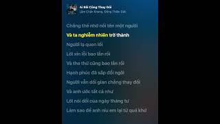 Download Lagu Ai Rồi Cũng Thay Đổi - Lâm Chấn Khang, Đồng Thiên Đức(lyrics video) MP3 Download Lagu Ai Rồi Cũng Thay Đổi - Lâm Chấn Khang, Đồng Thiên Đức(lyrics video) MP3