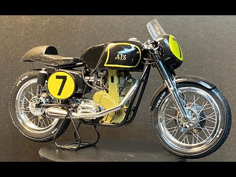 オートバイ・バイク PROTAR A.J.S. 7R Boy Racer 350cc 1/9 AJS 350cc 7R Protar 1/9 Scale Motorcycle - YouTube