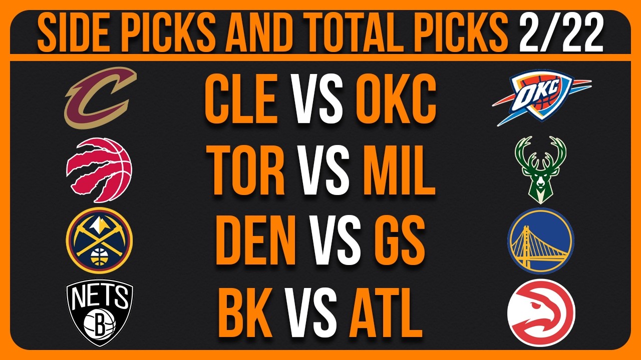 NBA Picks Today Sunday 2/22/2026 FREE NBA Best Bets and Predictions