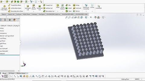 How to Create Linear patterns in SOLIDWORKS||Tutorial for Beginners