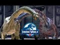 Брахиозавр и Жирафотитан,  Саркориксис, динозавр орнитомим Jurassic World Alive