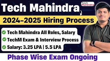 🔥Tech Mahindra 2024-2025 Hiring Process | Next Phase Exam Started | Tech Mahindra Free Preparation