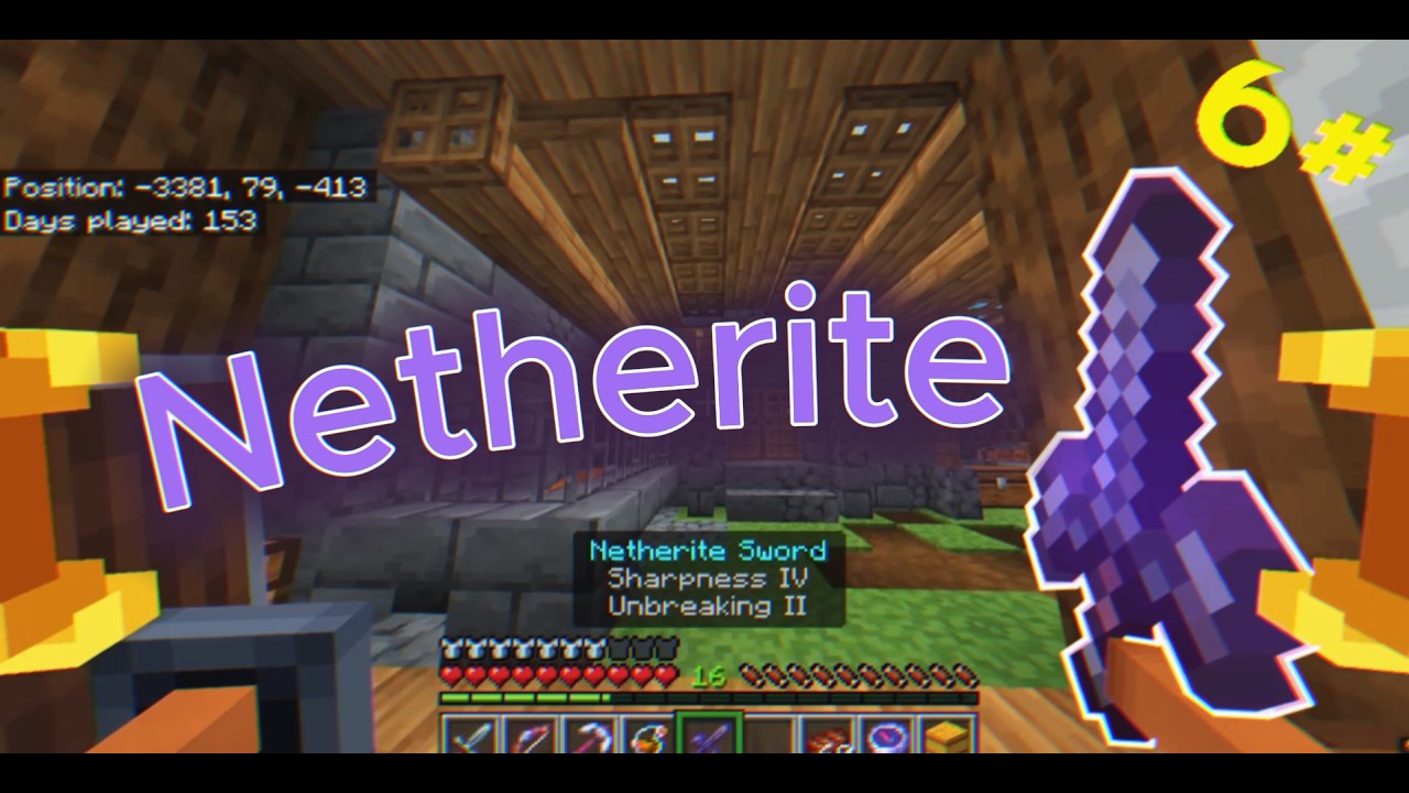 Minecraft Boss Journey Ep6: Netherite