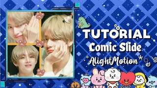 TUTORIAL ALIGHT MOTION || COMIC SLIDE✨