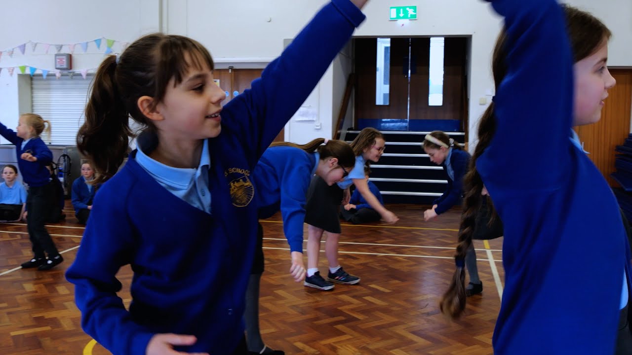 Manx Dance at Arbory School