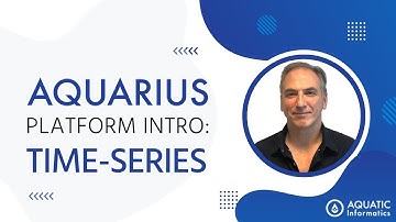 Time Series Data Management: Aquarius Platform Introduction