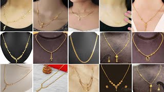 Latest Simple & Beautiful D Necklace Designs Cute Small D Pendant Collection D Necklace