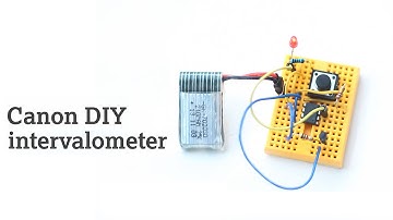 DIY Intervalometer (Canon) using an ATtiny85/45