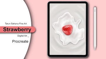 Strawberry🍓 digital art with procreate