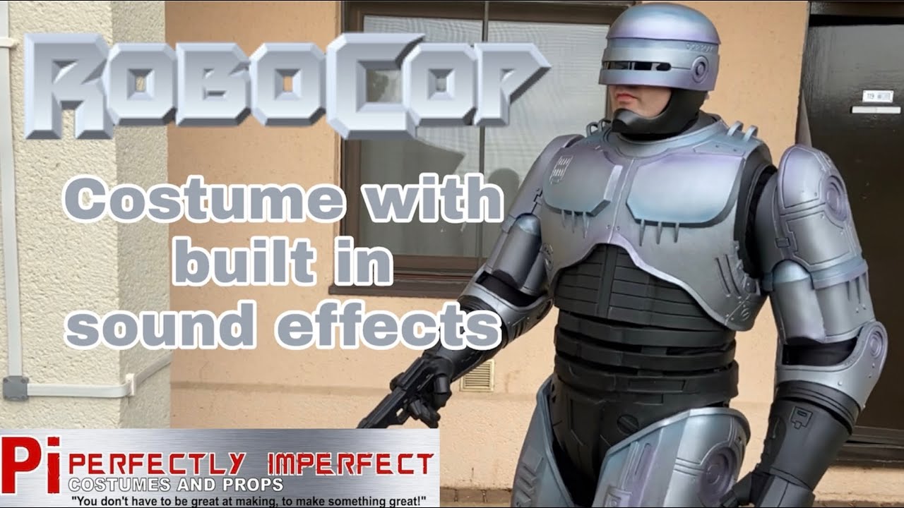 Robocop Costume With Built In Sound Effects