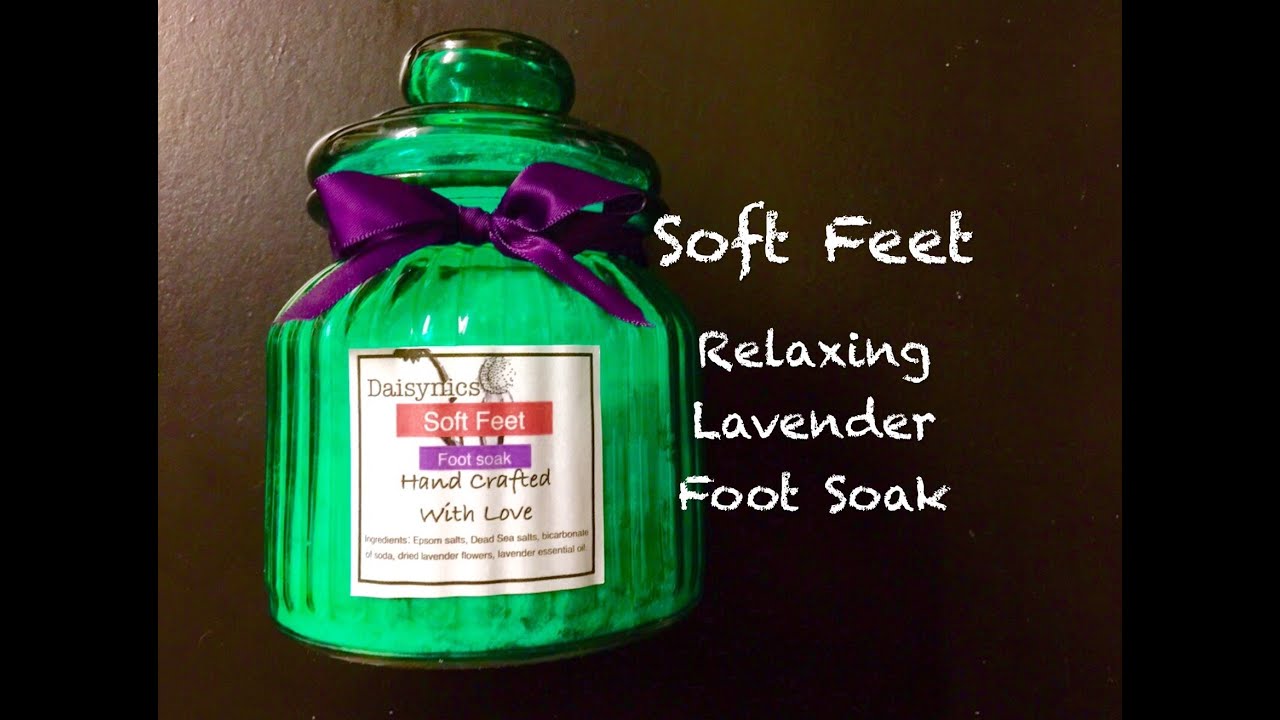 Relaxing lavender foot soak recipe YouTube