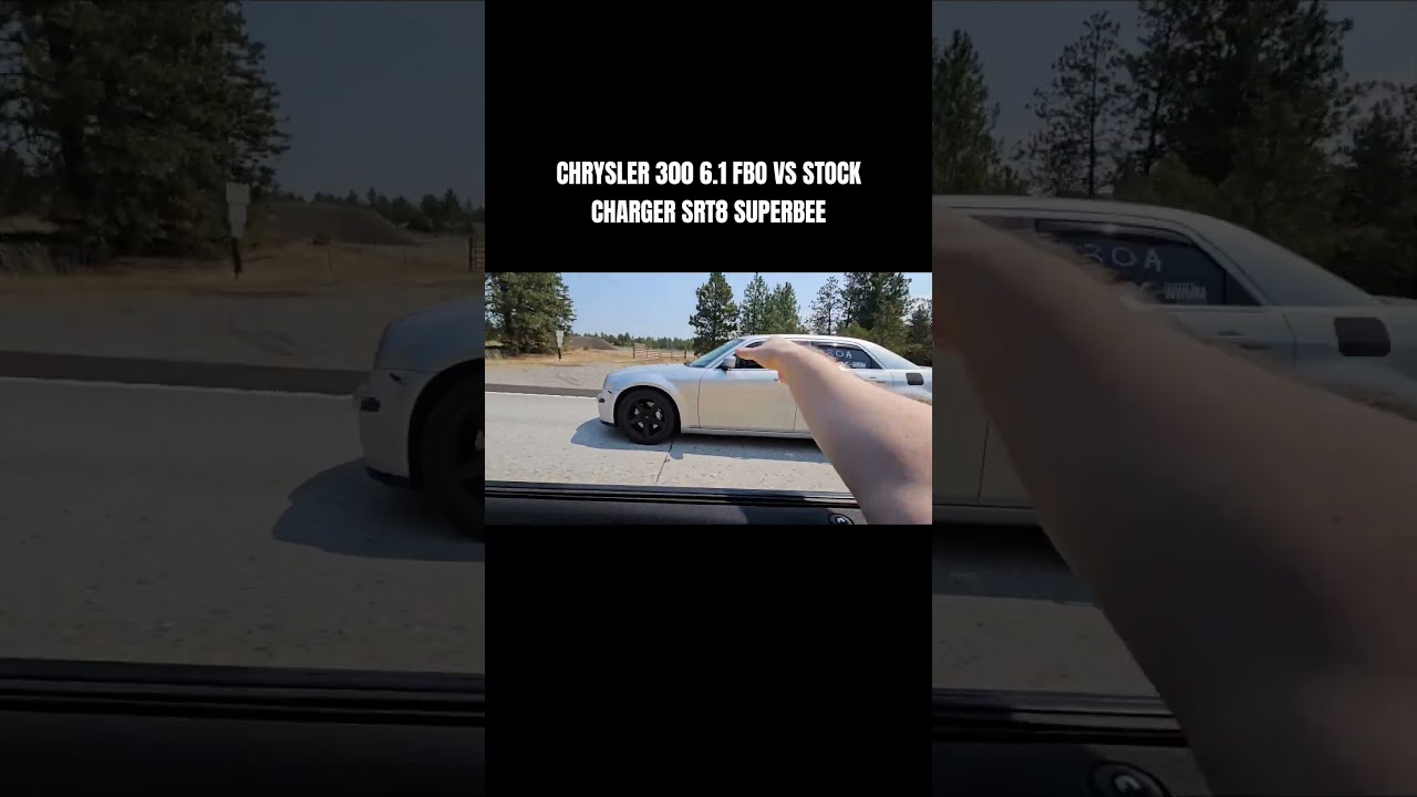 2012 Charger SRT8 SuperBee vs 2006 Chrysler 300 SRT8