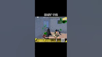 EASY 1V2 😂 IN BGMI PUBG #bgmi #shortfeed #pubgmobile #darkislive