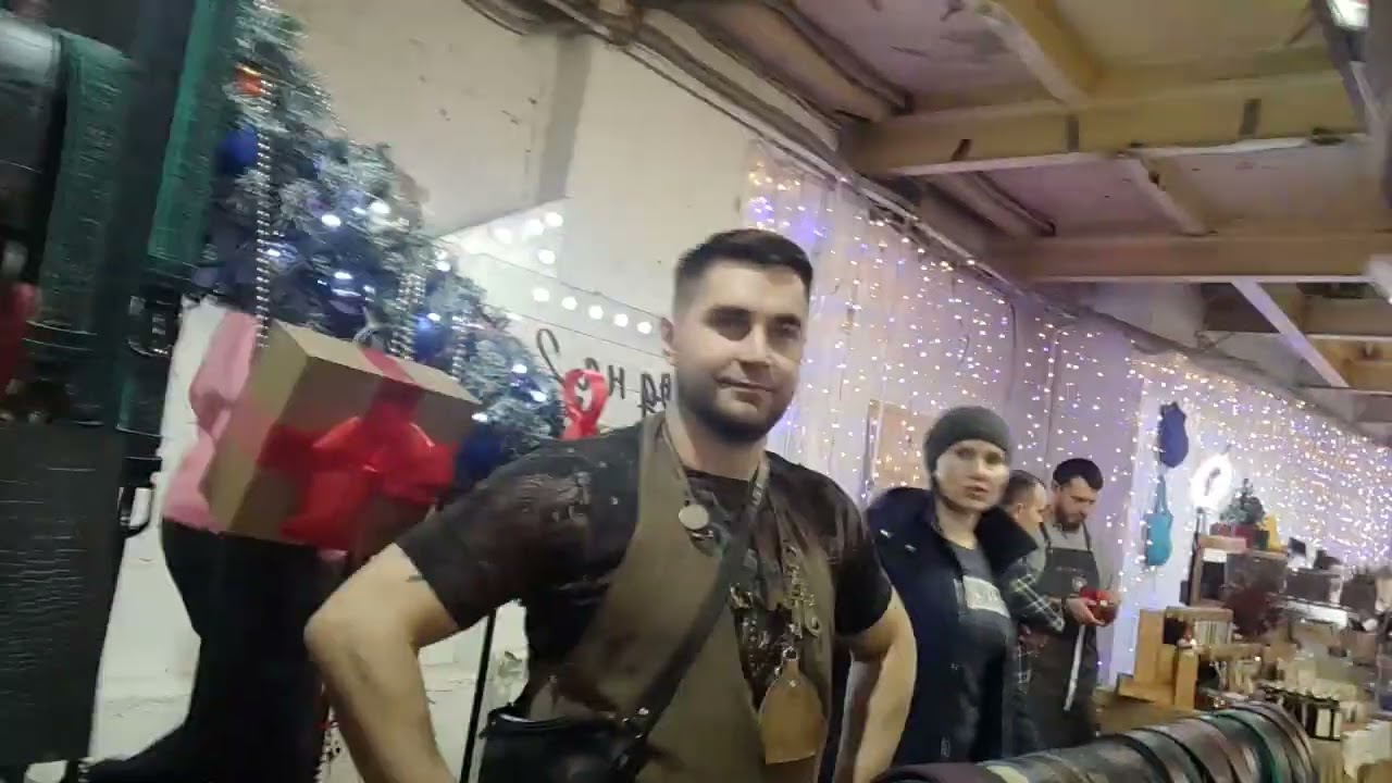 Russian Leather Shop in Moscow