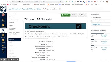 Checking Canvas student logs for off task quiz behavior