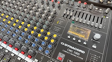 Chia sẻ : Hướng Dẫn Xuất Đường Sub Riêng Trên Bàn Mixer Dynacord CMS1000 Khi Không Có Crosover