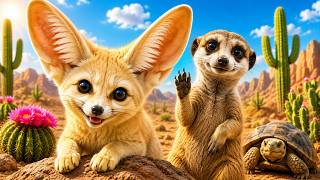 🏜️🐪🦊 Cute Desert Animal Sounds For Kids | Learn Animal Sounds For Toddler | Camel, Fox and more!