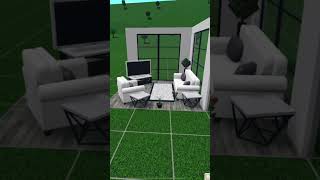 Living room idea in bloxburg #shorts #roblox #bloxburg