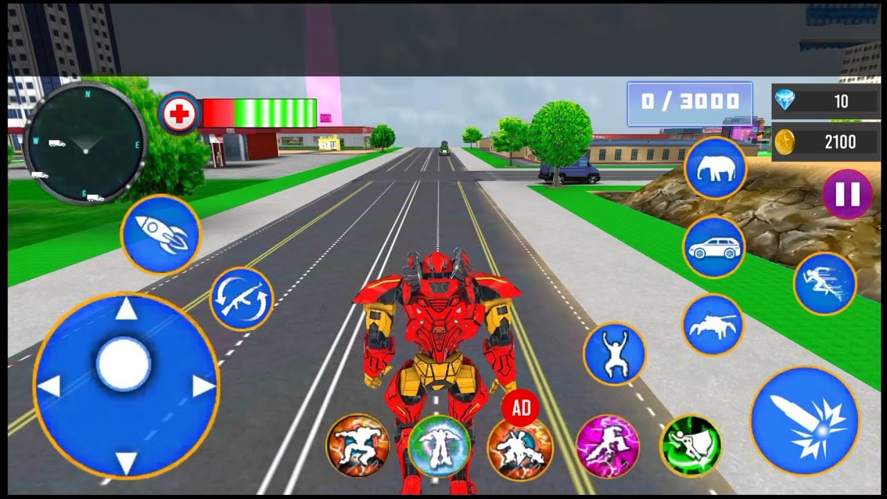 Spider Tank Robot Car Game 3d - Android Gameplay