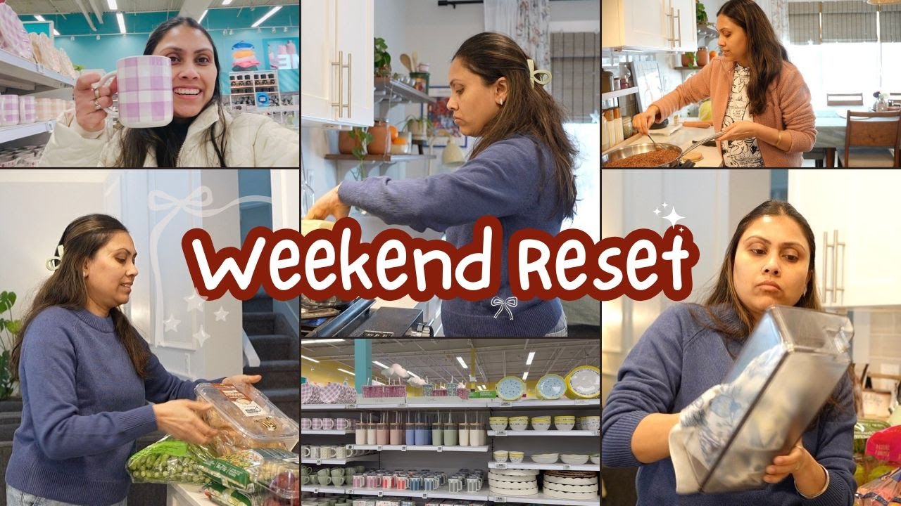 Weekend Reset - Grocery planning and Shopping I Beautiful Crockery I Calm Homemaking Days